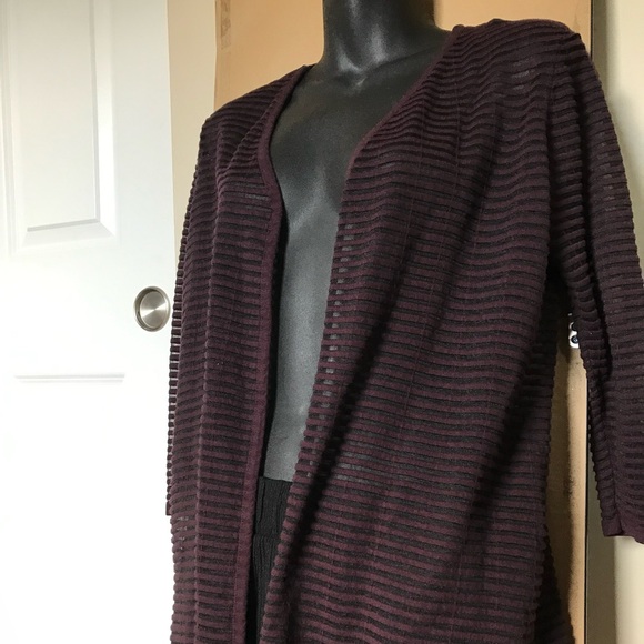 ALFANI Womens 3/4 Sleeve Open Cardigan - Picture 7 of 7